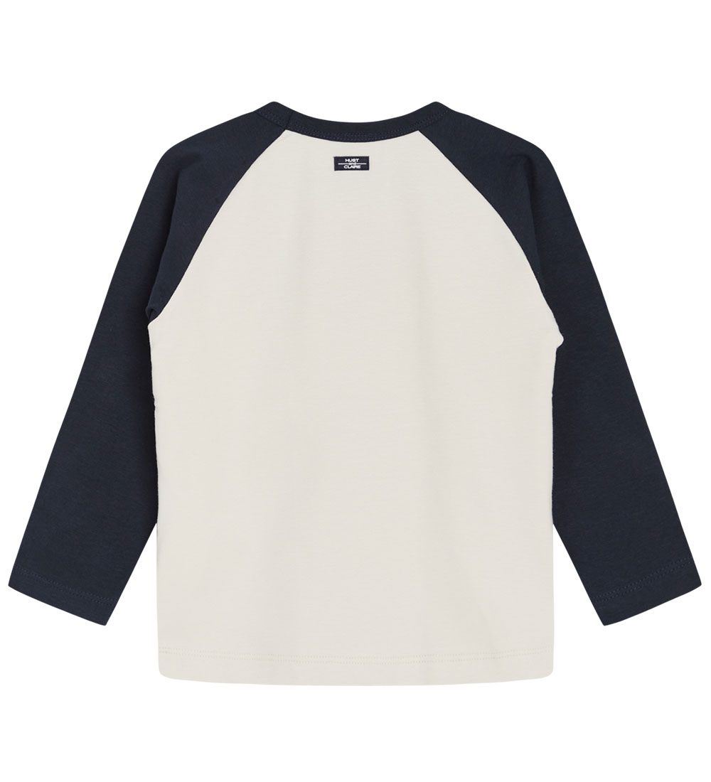 Hust and Claire Bluse - Anton - Navy m. Bär
