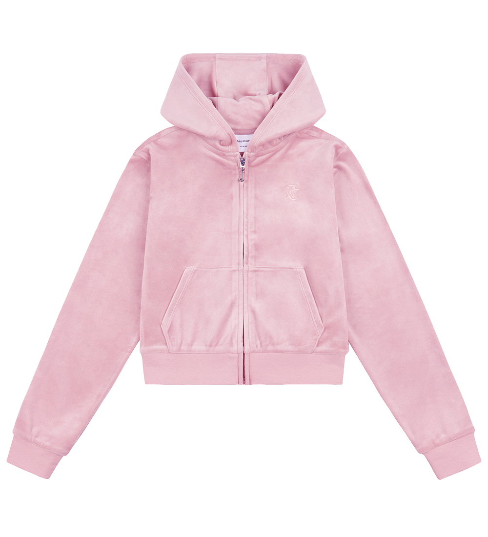 Juicy Couture Cardigan - Tonal - Velúr - Bleikt Nektar