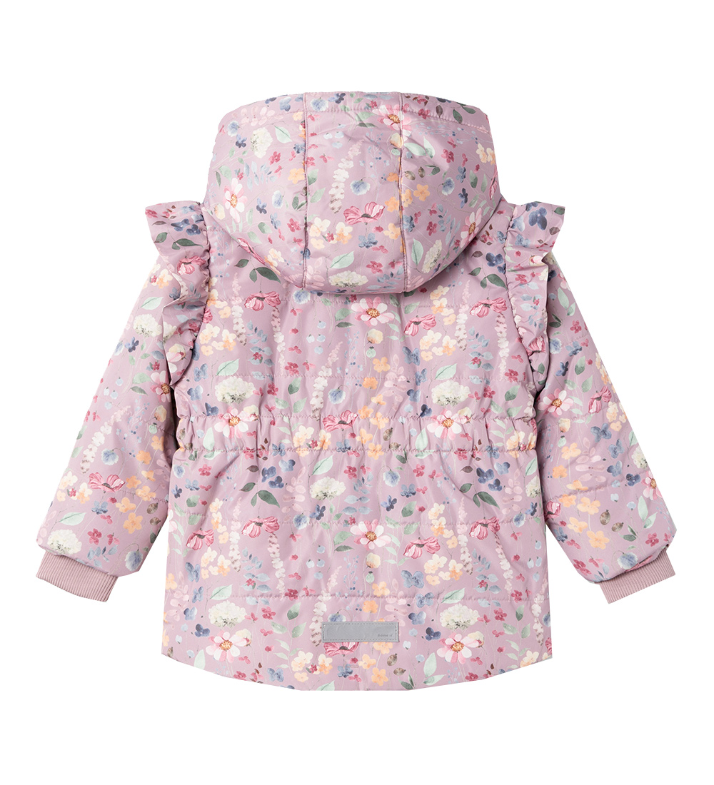 Name It Puffer Jacket - NmfMountains05 - Mauve Shadows/Flower
