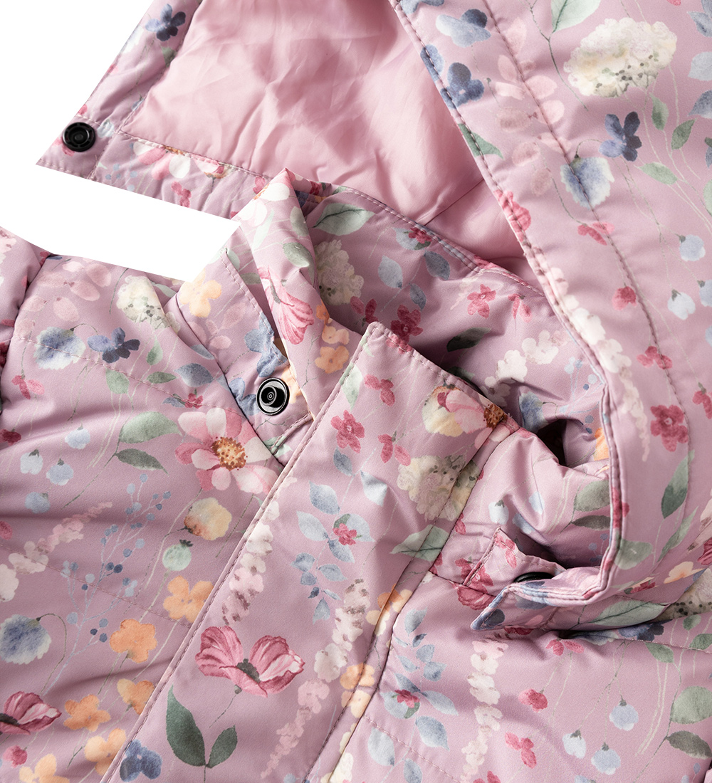 Name It Puffer Jacket - NmfMountains05 - Mauve Shadows/Flower
