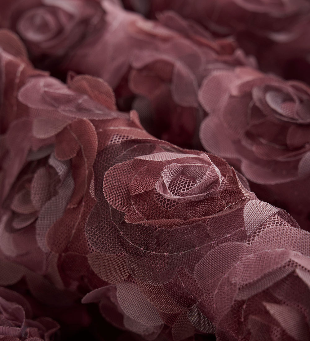Minymo Rock - Mesh m. Blumen - Deko Rose