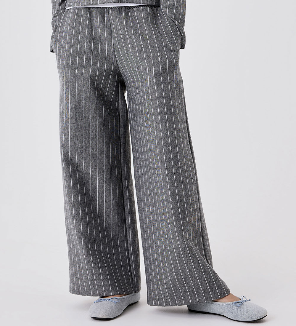 Name It Trousers - NkfOlaise - Grey Melange