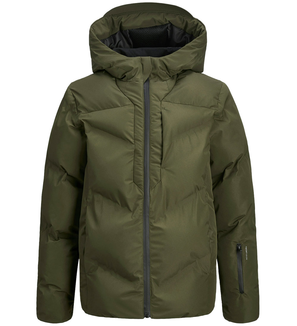 Jack & Jones Puffer Jacket - JCOSlay - Forest Night