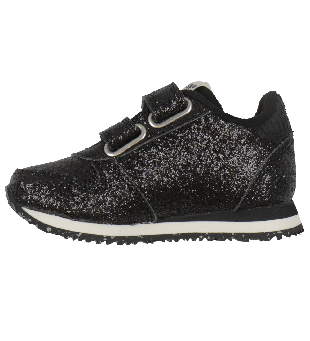 Woden Shoes - Ydun Allover Glitter - Black