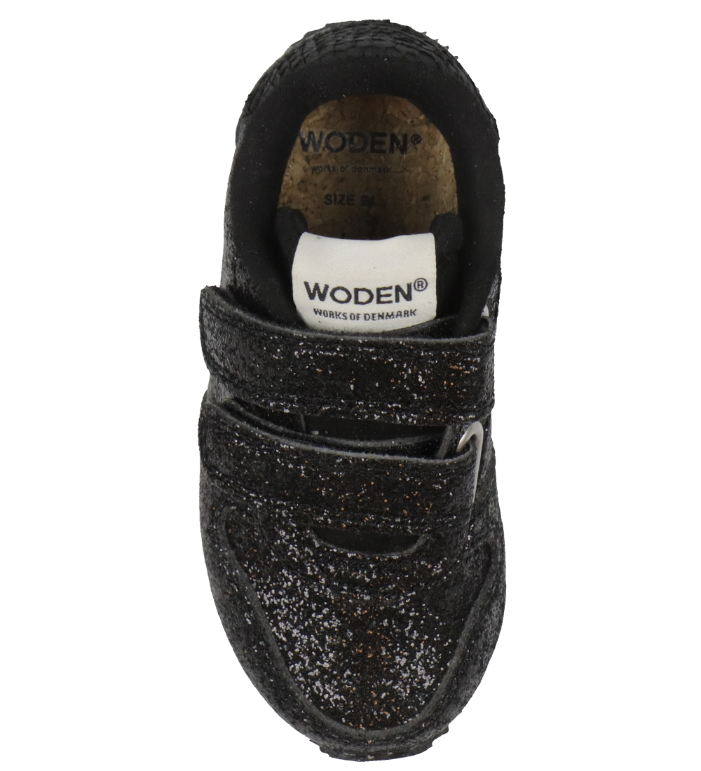 Woden Shoes - Ydun Allover Glitter - Black