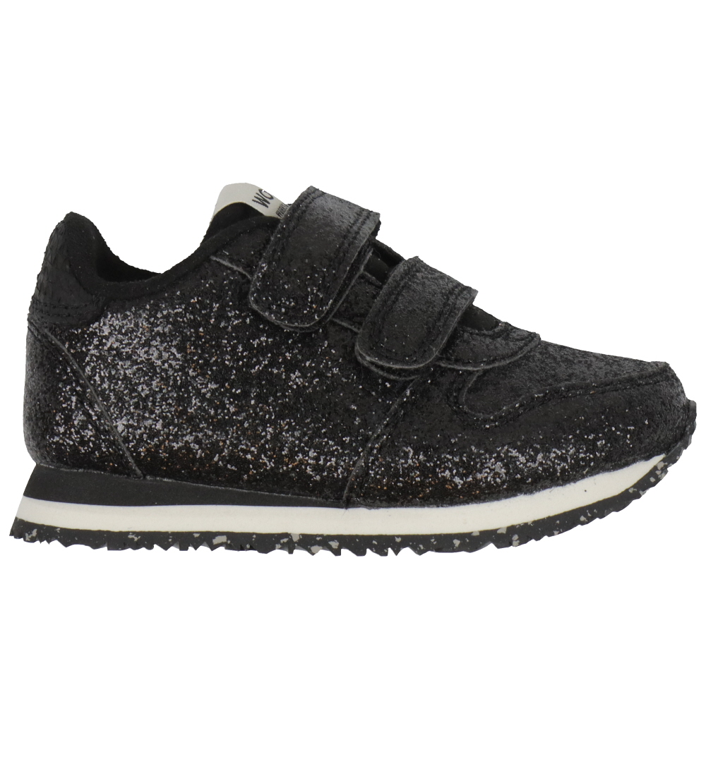 Woden Shoes - Ydun Allover Glitter - Black
