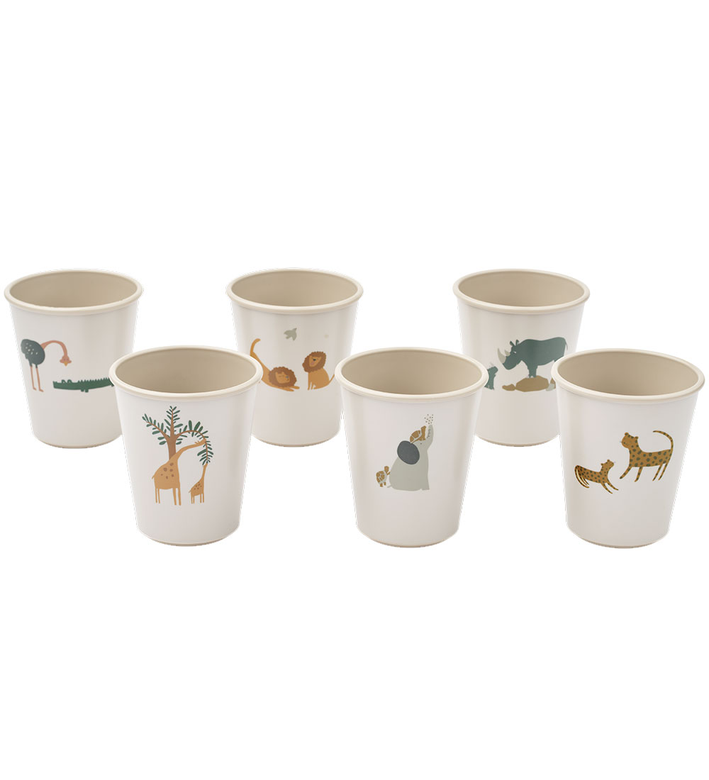Liewood Cups - 6-Pack - Lana - All Together/Sandy