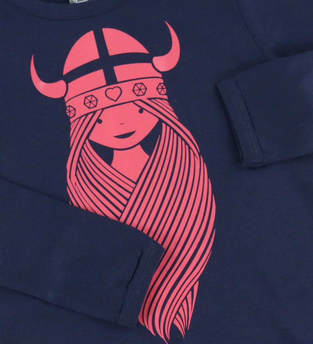 Great Dane Blouse - Organic - DK Navy Freja