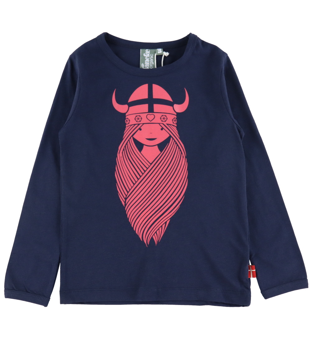 Great Dane Blouse - Organic - DK Navy Freja