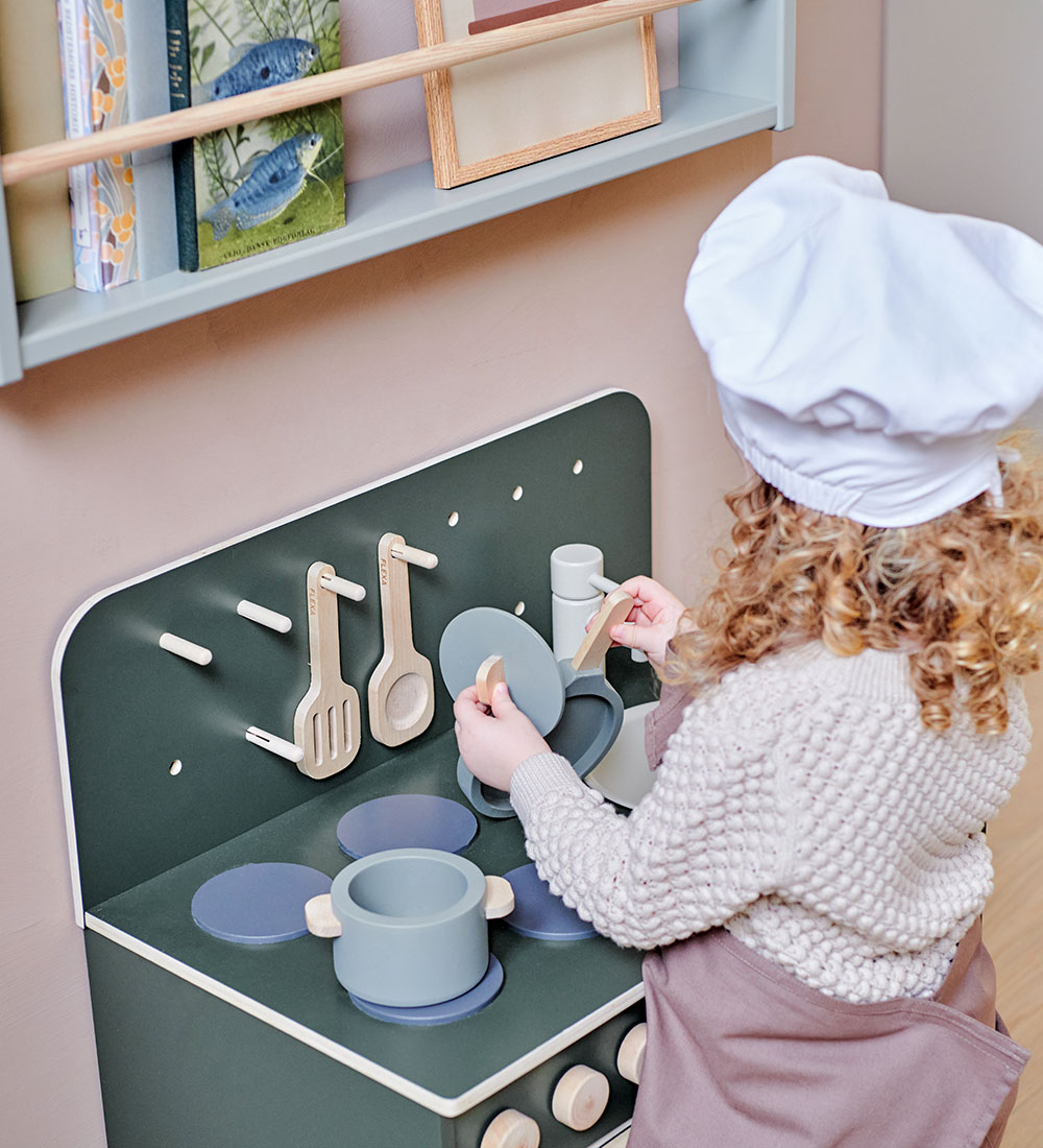 Play Jouet de Cuisine Flexa - Bois - Deep Green