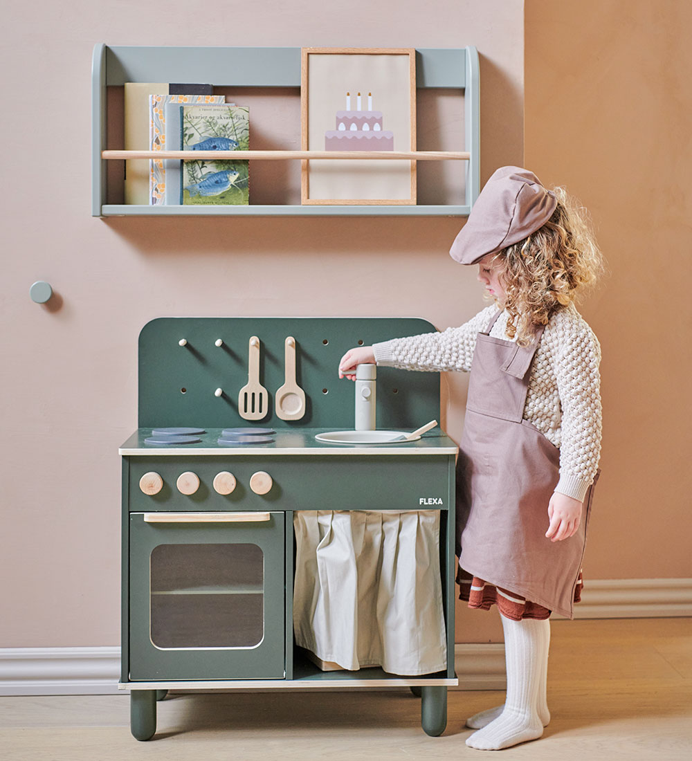Play Jouet de Cuisine Flexa - Bois - Deep Green