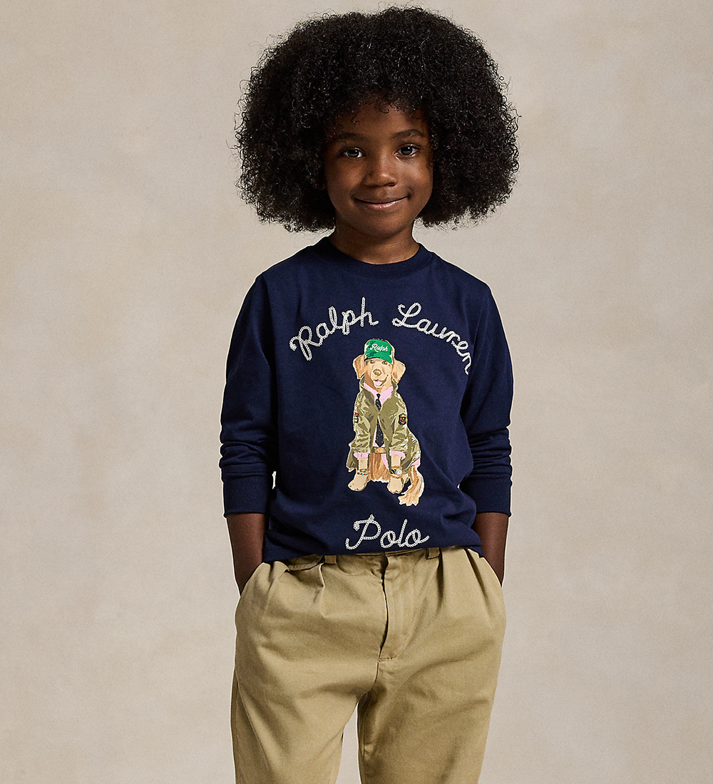 Polo Ralph Lauren Blouse - Navy w. Dog