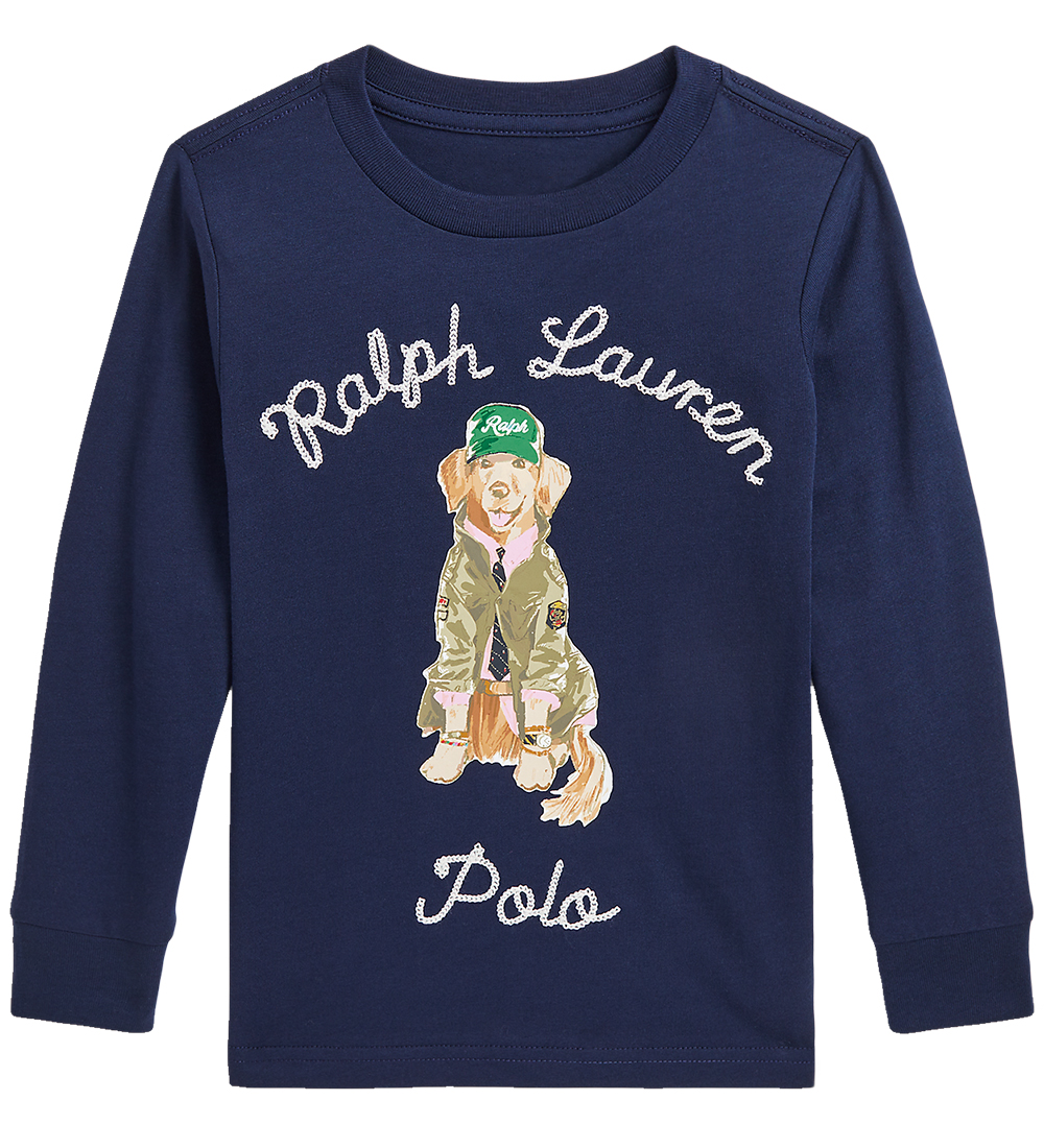 Polo Ralph Lauren Blouse - Navy w. Dog