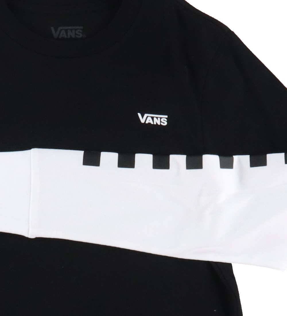 Vans Blouse - Long Check Twofer - Black