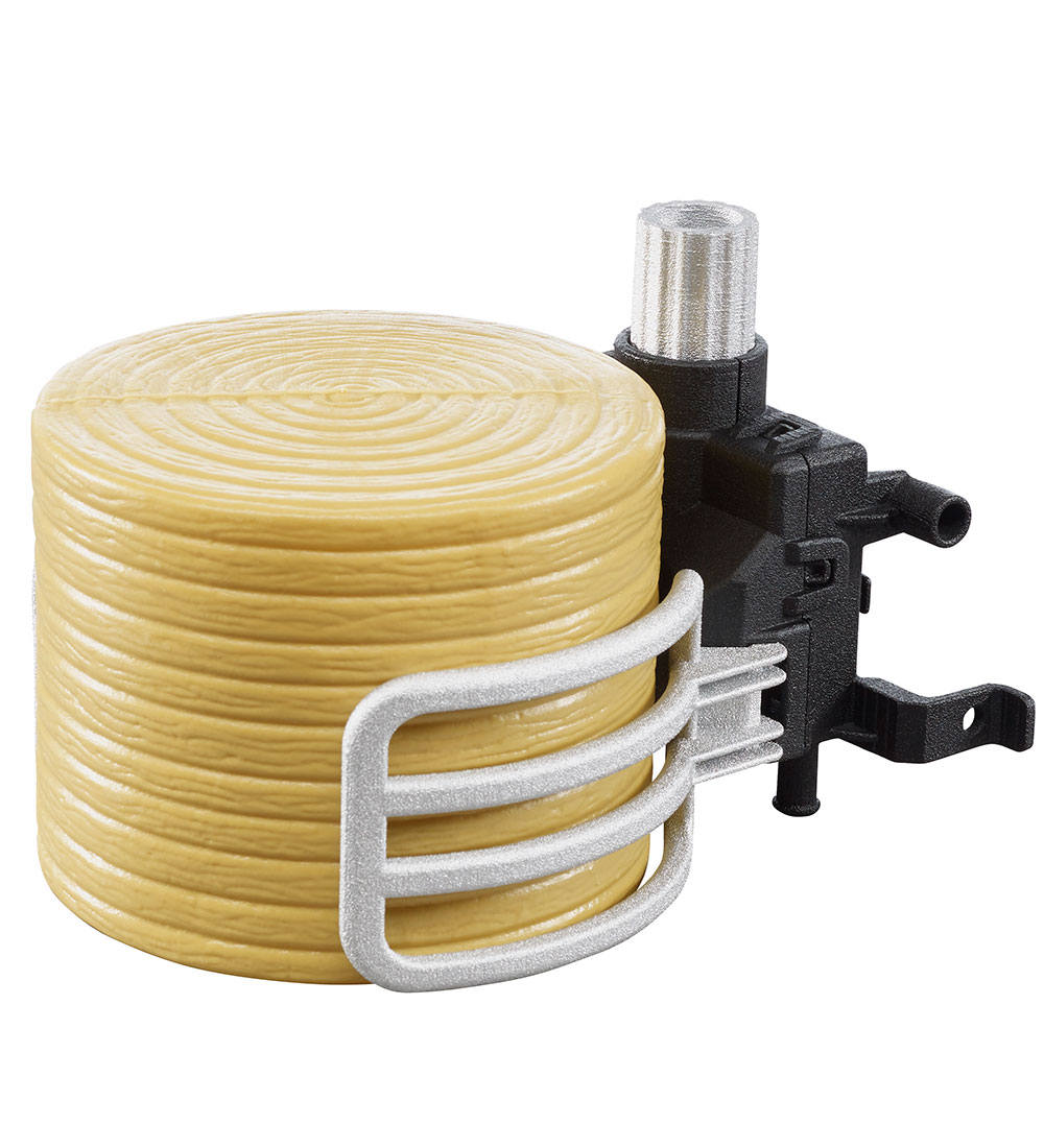 Bruder Accessories - Bale gripper w. 1 Round bale - 02332
