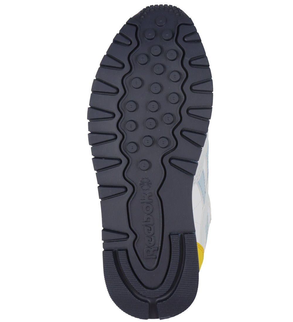 Reebok Skór - Classic Leather - Running - Tungl/Dökkblátt/Rautt