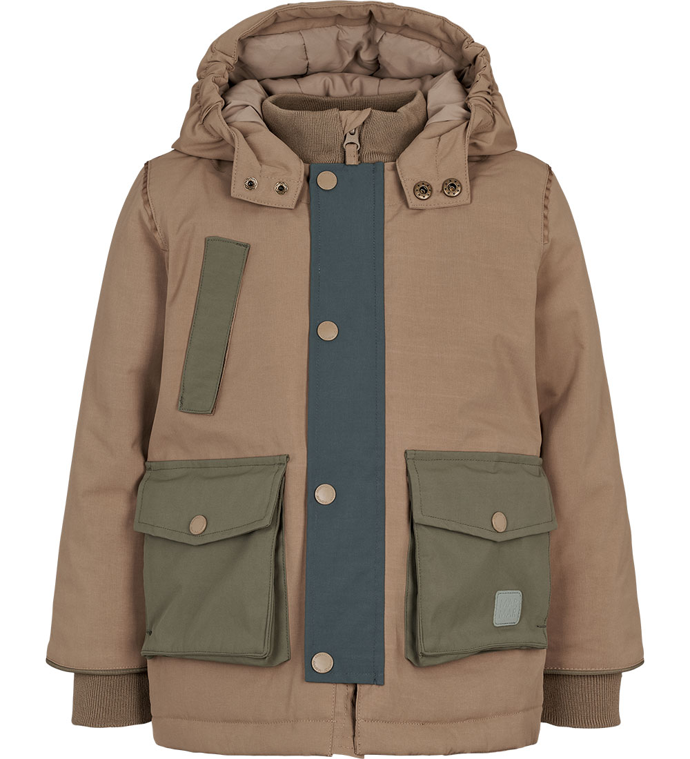 MarMar Winter Coat - Grandmothers - Walnut Block
