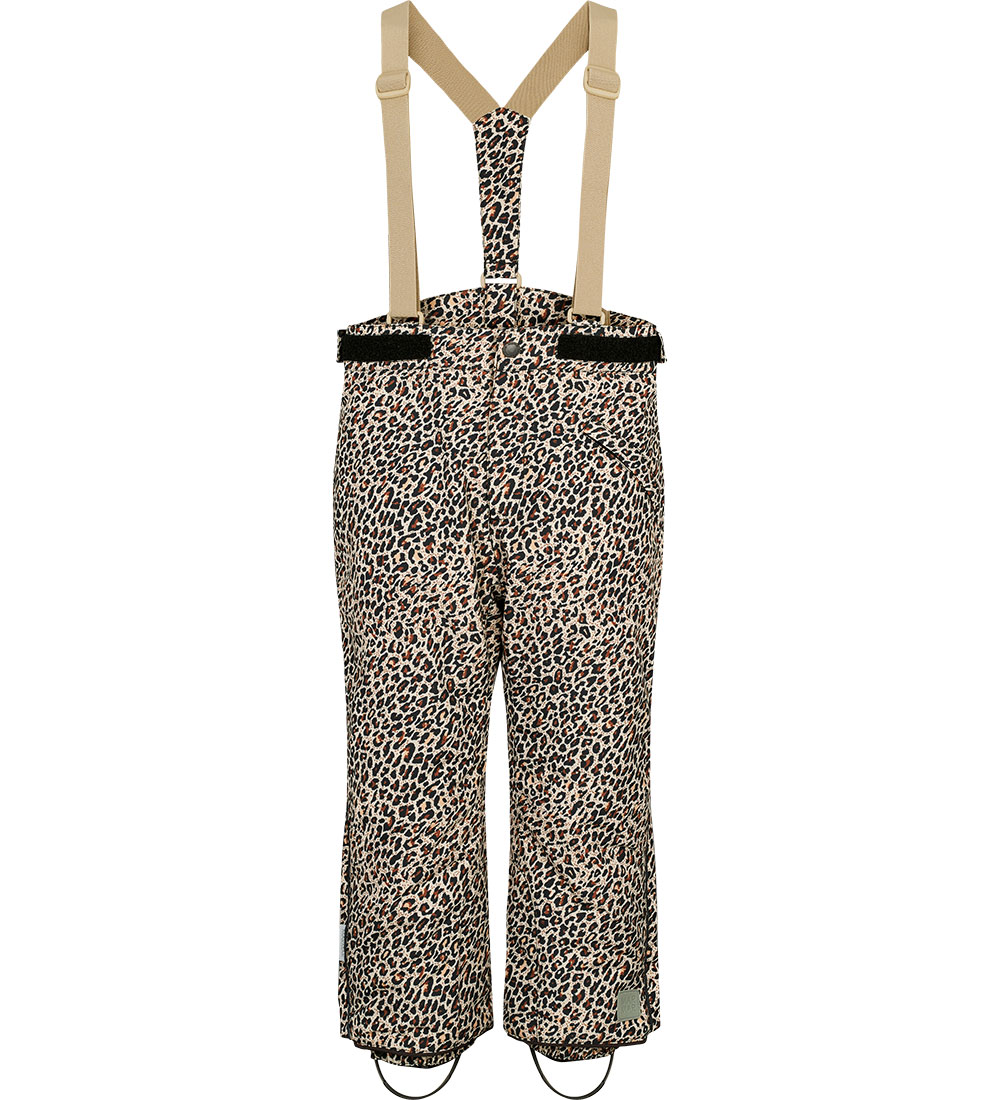 MarMar Ski Pants w. Suspenders - Orla - Leopard
