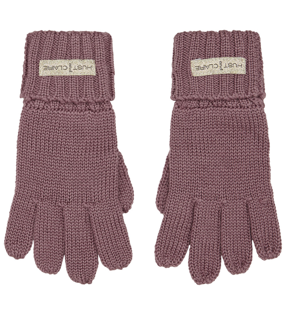 Hust and Claire Gloves - Wool - HCFesto - Plum Wine