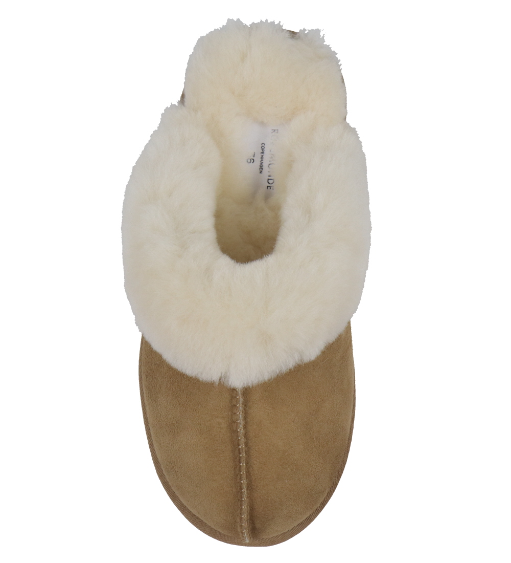 Chaussons Rosemunde - Daim - Amande