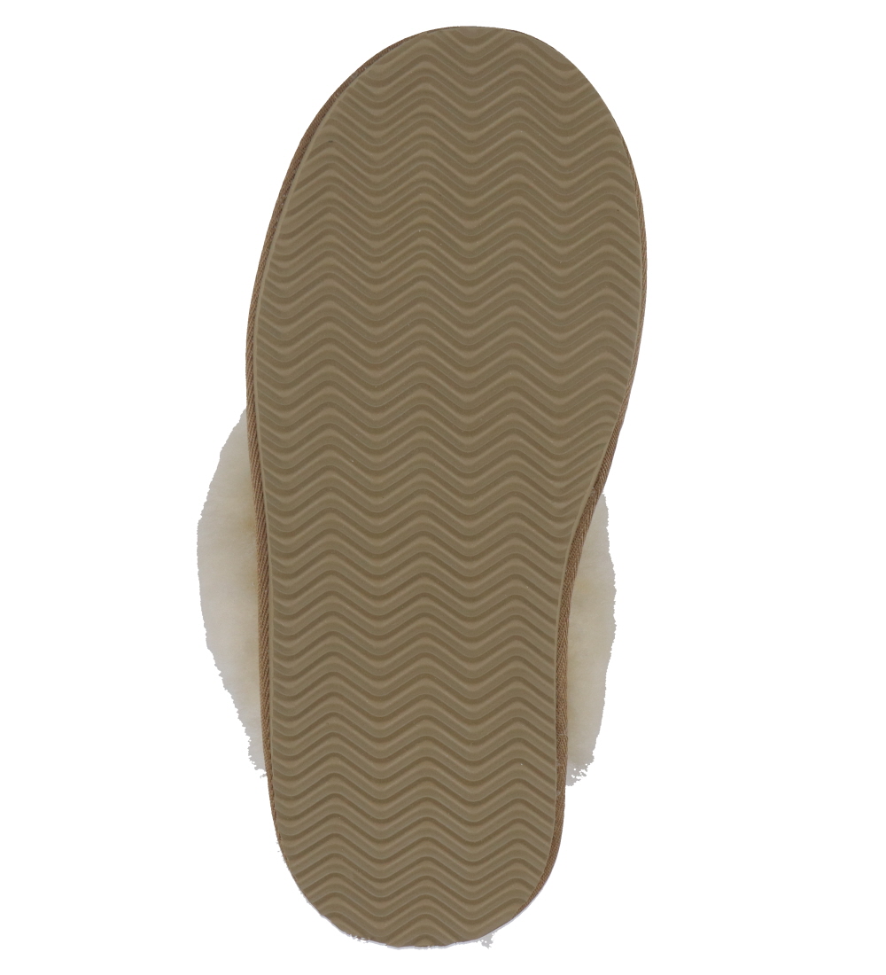 Chaussons Rosemunde - Daim - Amande