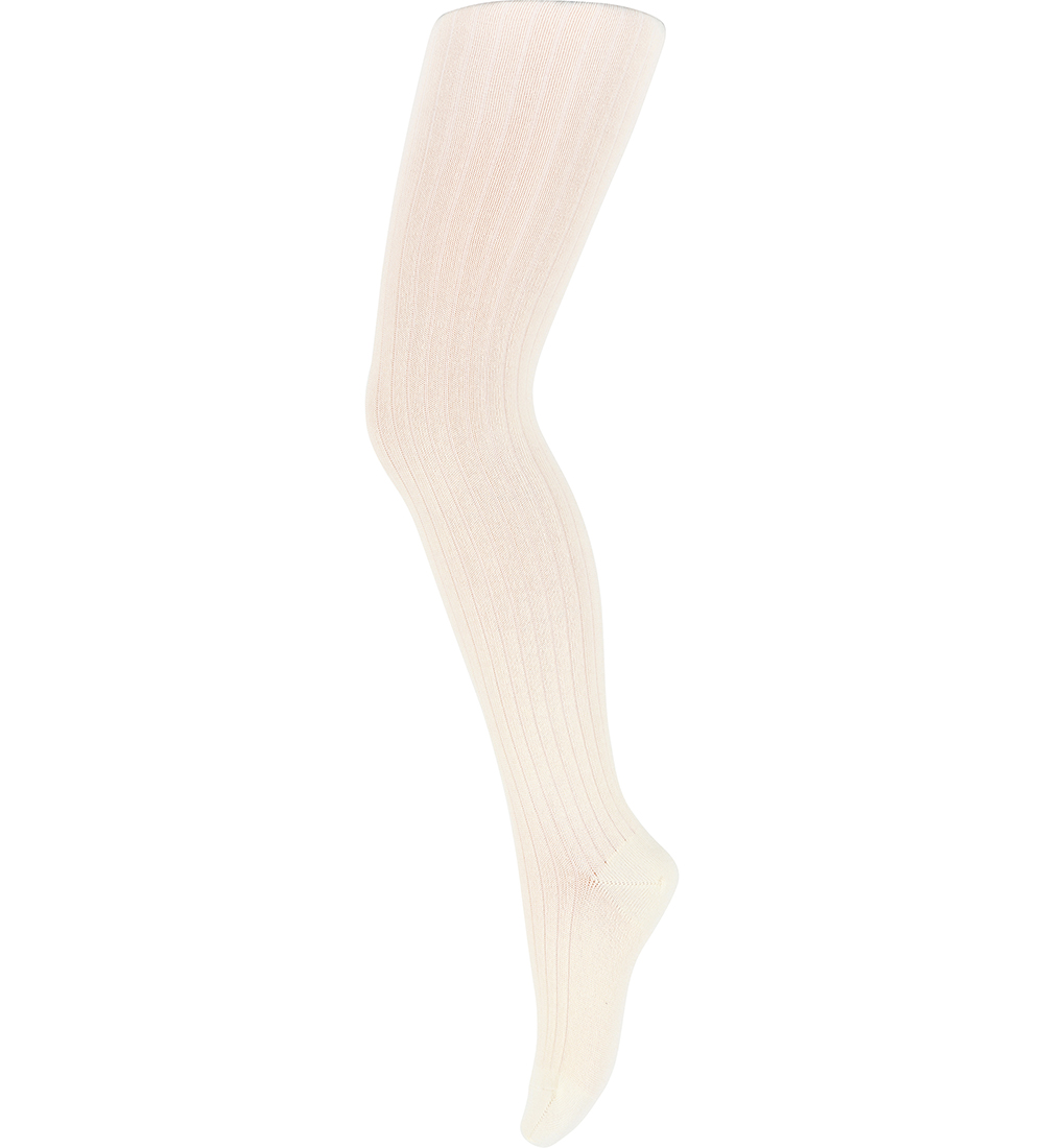 MP Tights - Bamboo/Wool - Rib - Lenox - Ecru