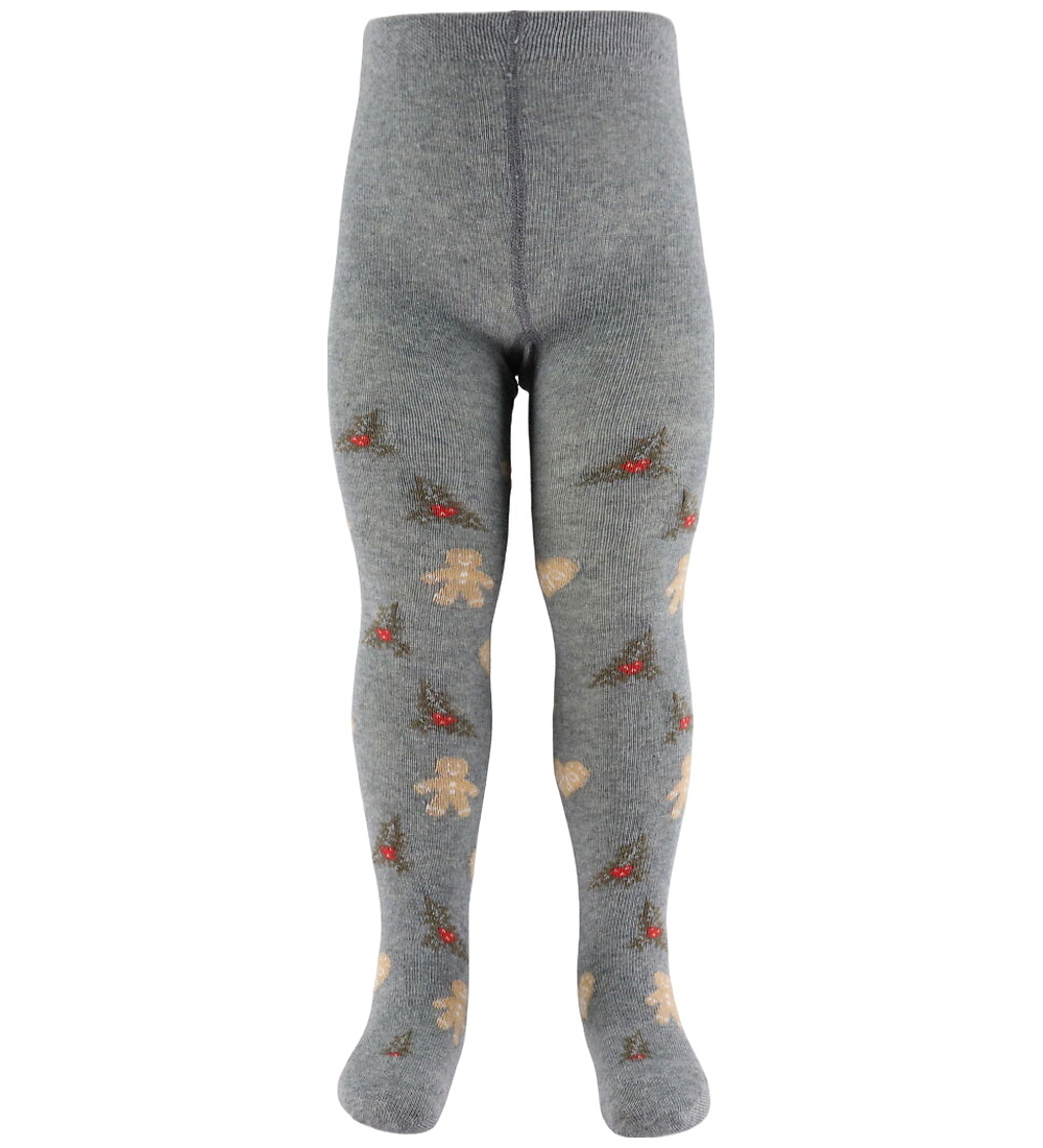 MP Tights - Christmas - Grey Melange