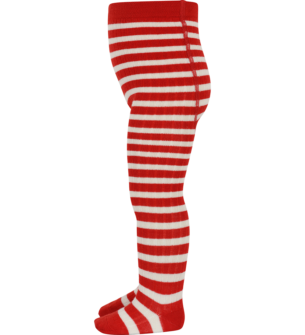MP Tights - Wool - Rib - Elis - Tomato