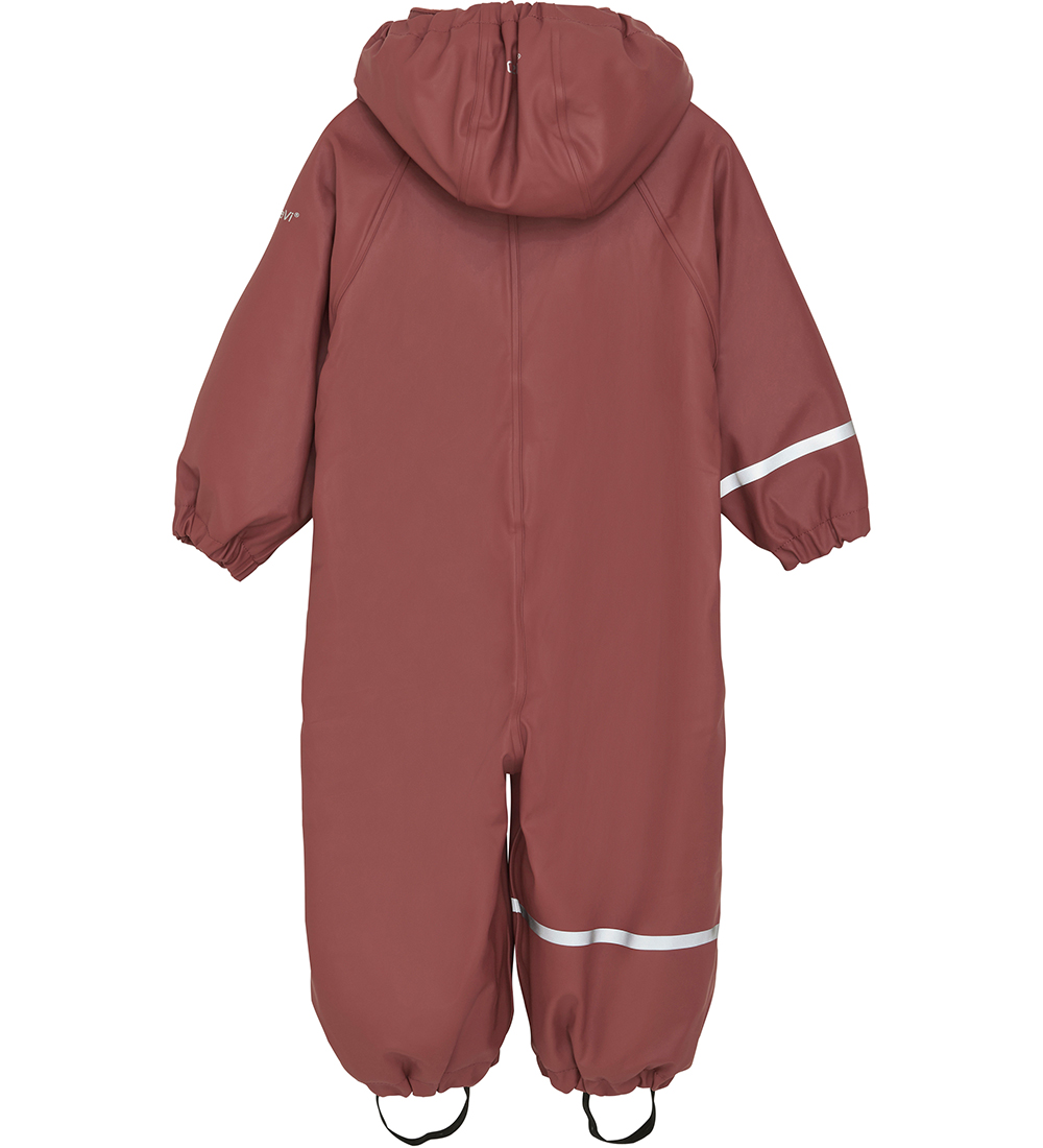 CeLaVi Rainsuit w. Fleece - Apple Butter