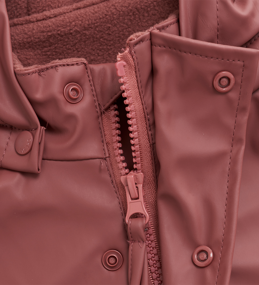CeLaVi Rainsuit w. Fleece - Apple Butter