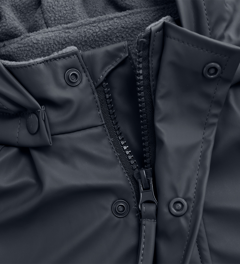CeLaVi Rainsuit w. Fleece - Navy