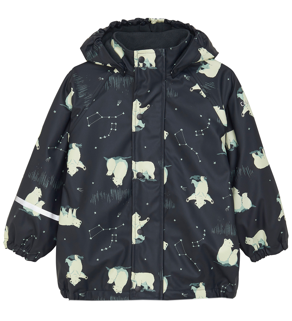 CeLaVi Regnkläder m. Fleece - Marinblå