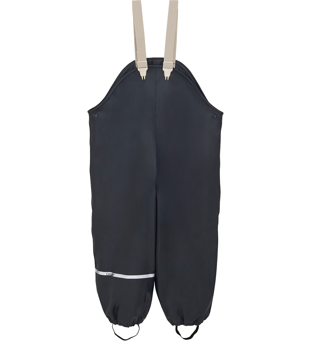 CeLaVi Regnkläder m. Fleece - Marinblå