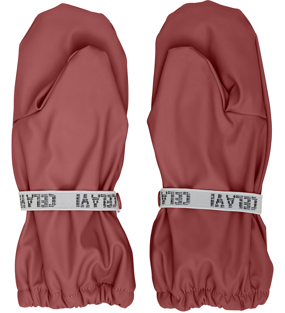 CeLaVi Mittens w. Fleece - PU - Apple Butter