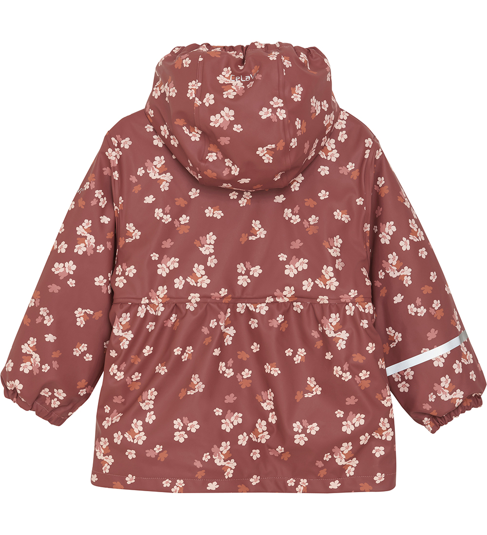 CeLaVi Regenjas m. Fleece - Apple Boter