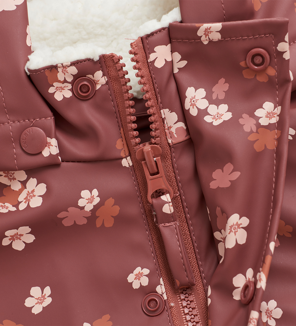 CeLaVi Regenjas m. Fleece - Apple Boter