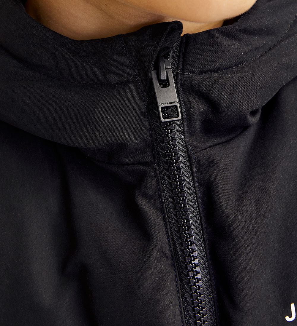 Jack & Jones Puffer Jacket - JJMoon - Navy Blazer/Blocking