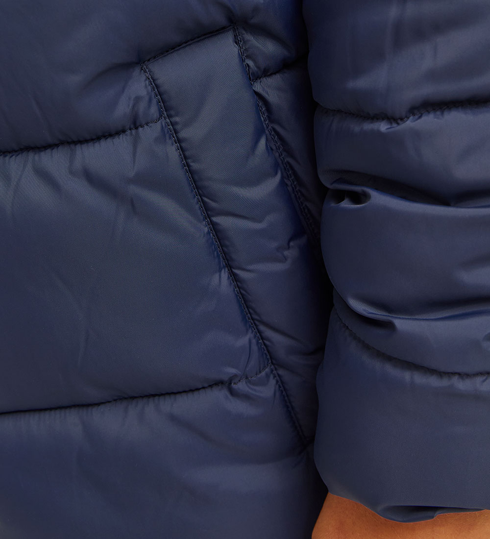 Jack & Jones Puffer Jacket - JJMoon - Navy Blazer/Blocking