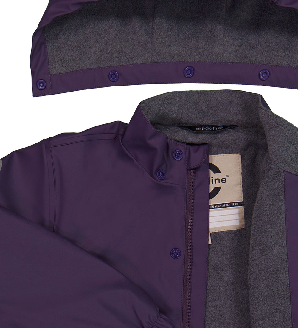 Mikk-Line Regenkleidung m. Fleece/Träger - PU - Recycelt - Nahez