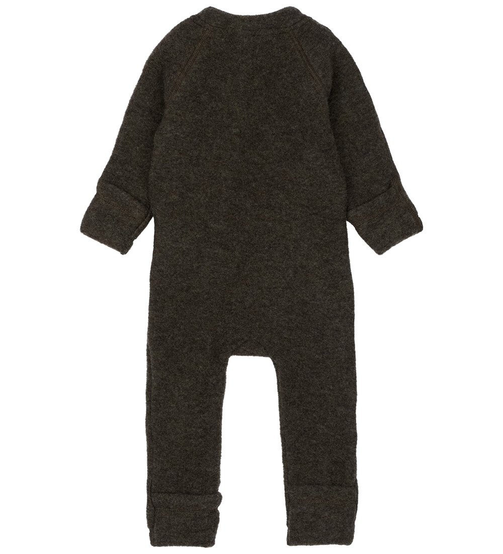 Mikk-Line Útigalli - Ull - Noos - Dark Brown Melange