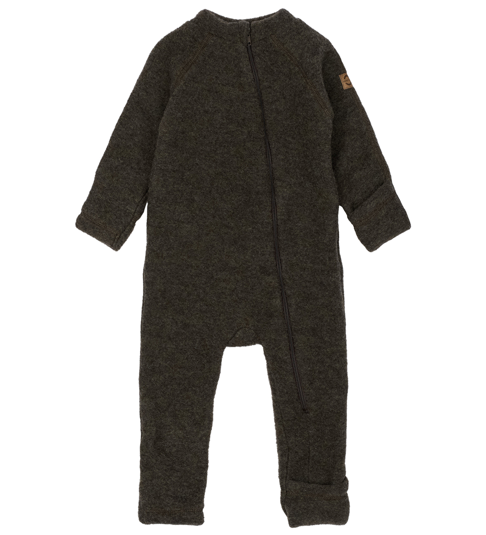 Mikk-Line Útigalli - Ull - Noos - Dark Brown Melange