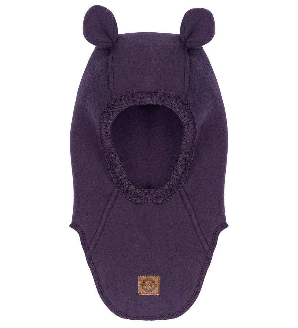 Mikk-Line Bivakmuts m. Oor - Wol - 1-lag - Nightshade