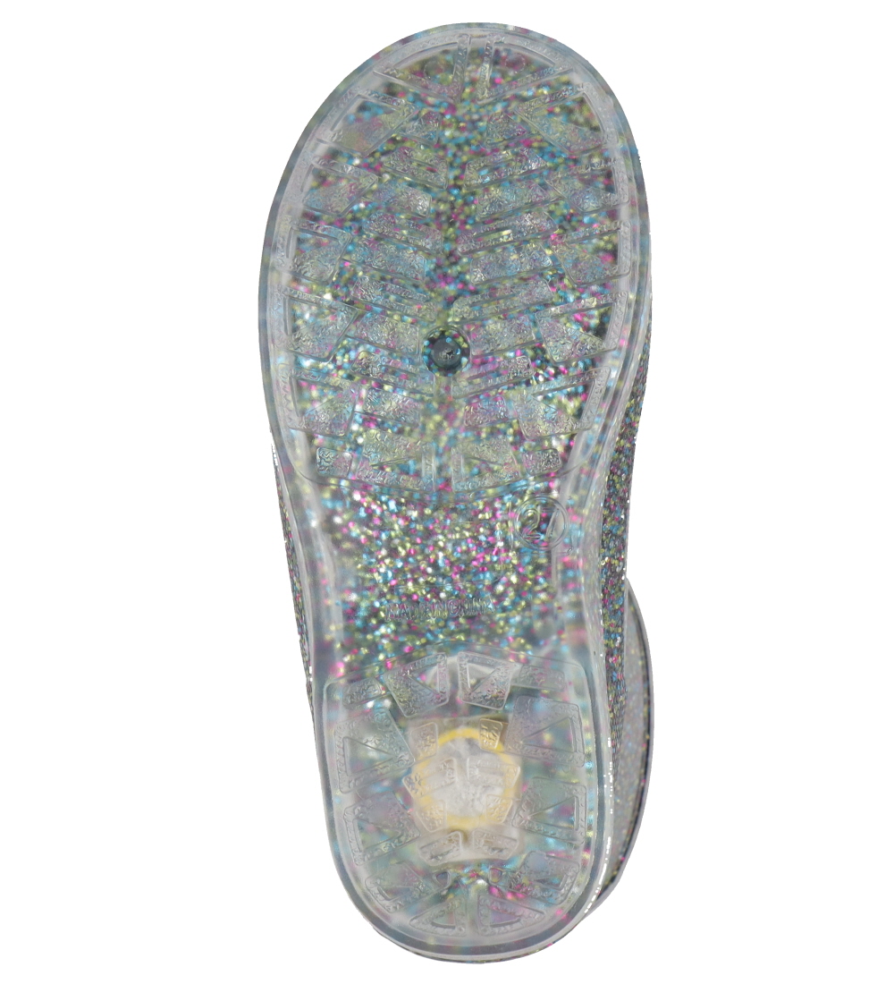 Mikk-Line Thermo Boots w. Light - Multicolour w. Glitter