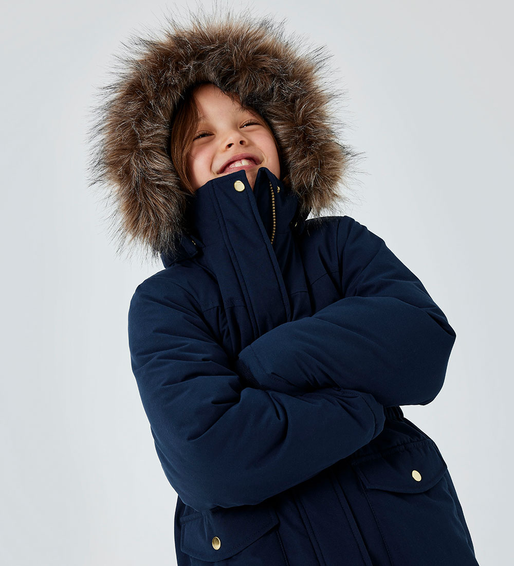 Name It Winterjacke - NkfMaster05 Parka - Dark Sapphire