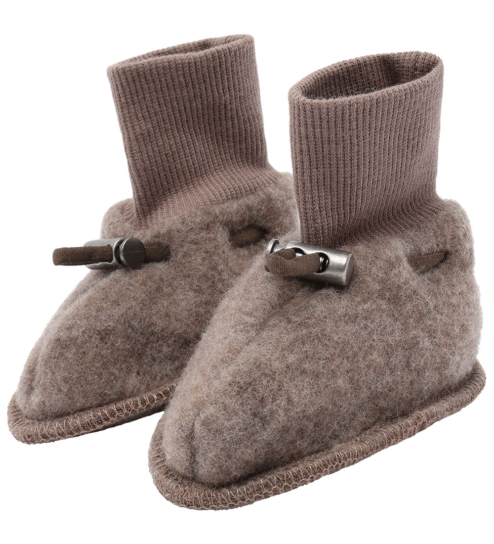 Hust and Claire Booties - Wool fleece - Felice - Beaver