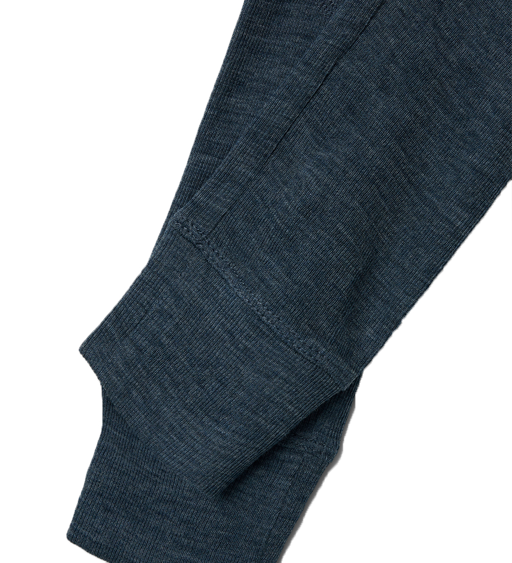 Name It Leggings - Wool - Rib - NmmWossa - Ombre Blue