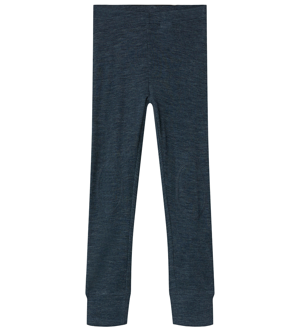 Name It Leggings - Wool - Rib - NmmWossa - Ombre Blue