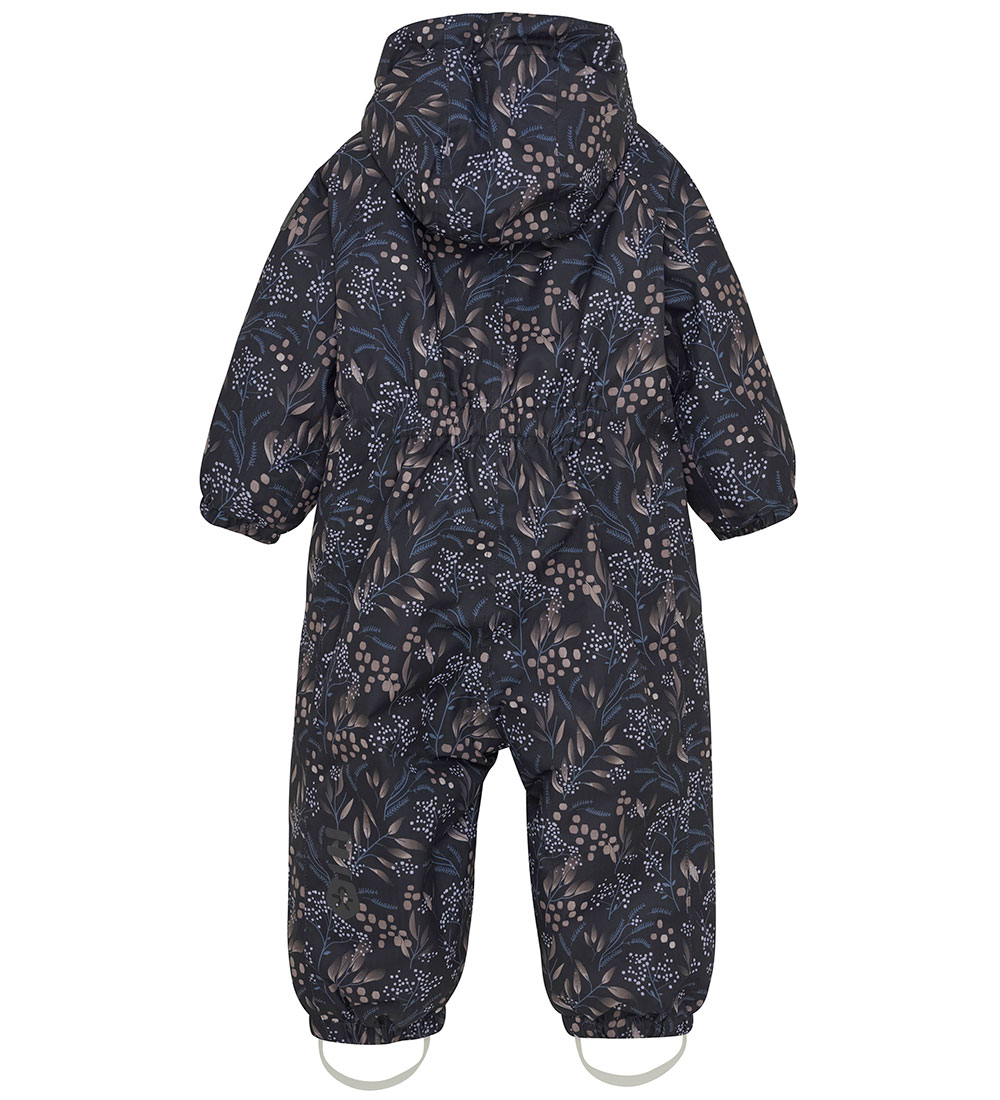 Color Kids Snowsuit - Phantom w. Flowers