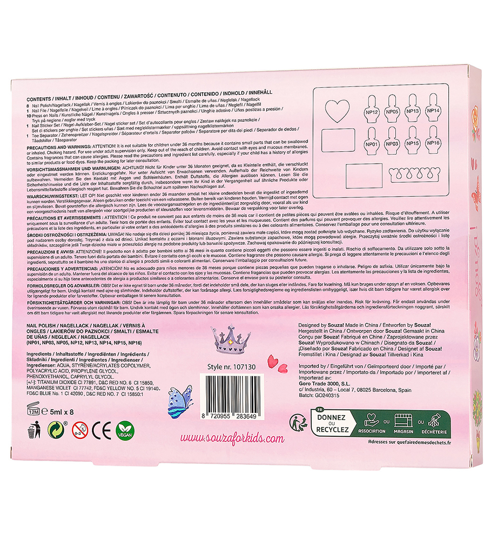 Souza Nagelset - Princess