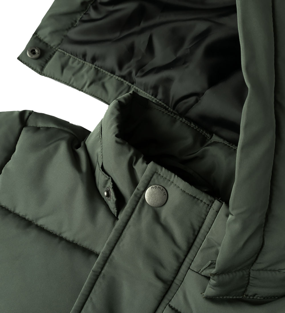 Name It Puffer Jacket - NmmMemo - Climbing Ivy